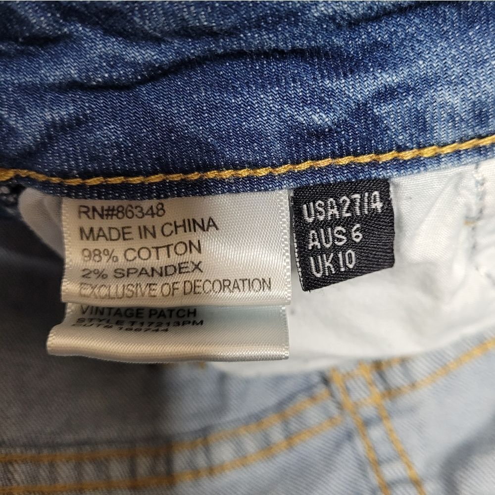 Tru Luxe Patchwork Vintage Floral Patch Straight … - image 6